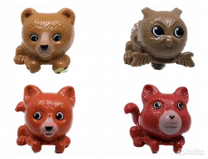 Игрушки киндер сюрприз Животные-кольца