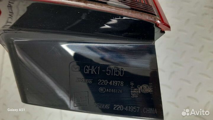 Правый стоп в крыло Мазда 6 gj