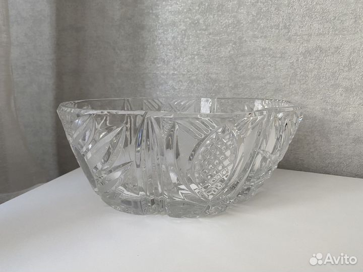 Салатники (конфетница) хрустальный