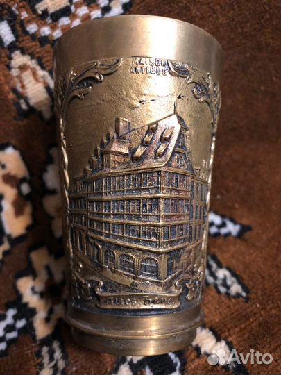 Стакан № 30. Старинный оловянный стакан