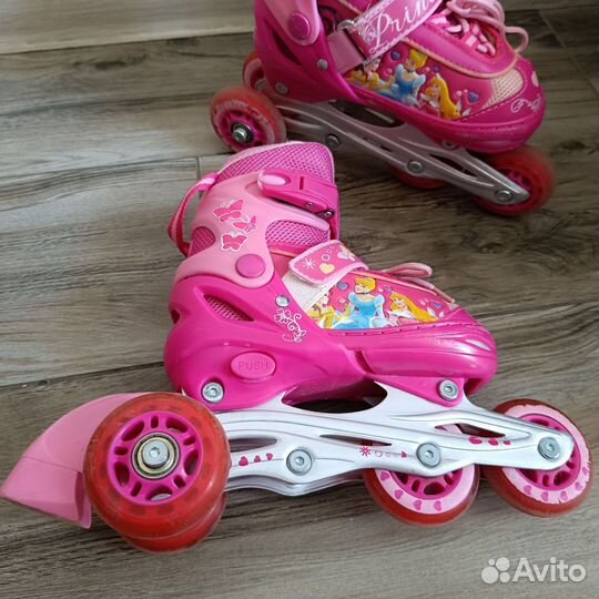 Роликовые коньки детские раздвижные