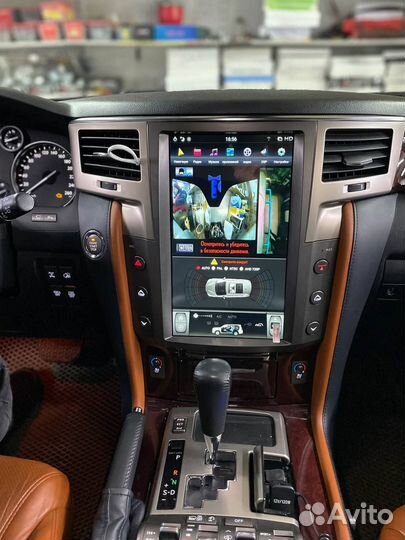 Магнитола Lexus LX570 07-15 Tesla Android 11 DSP