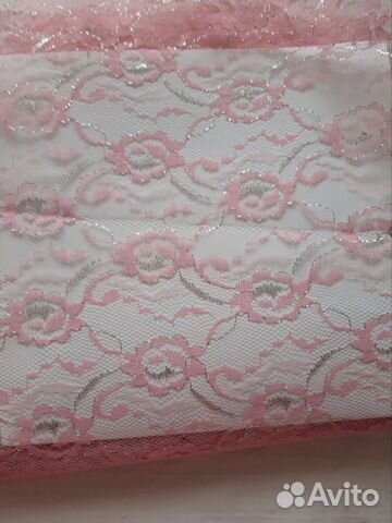 Гипюр с люрексом отрез 1.80.93