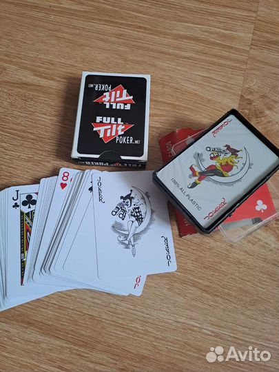 Карты покерные пластик