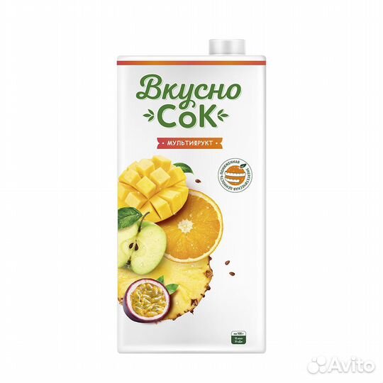Сокосодержащий напиток тм Вкусносок, 1 л