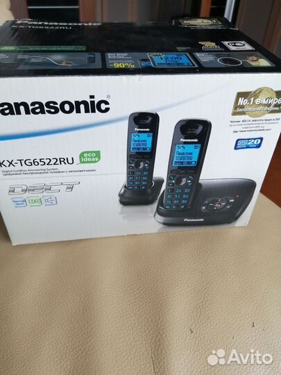 Радиотелефон panasonic 2 трубки