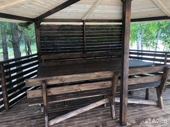 Аренда беседки на пляже