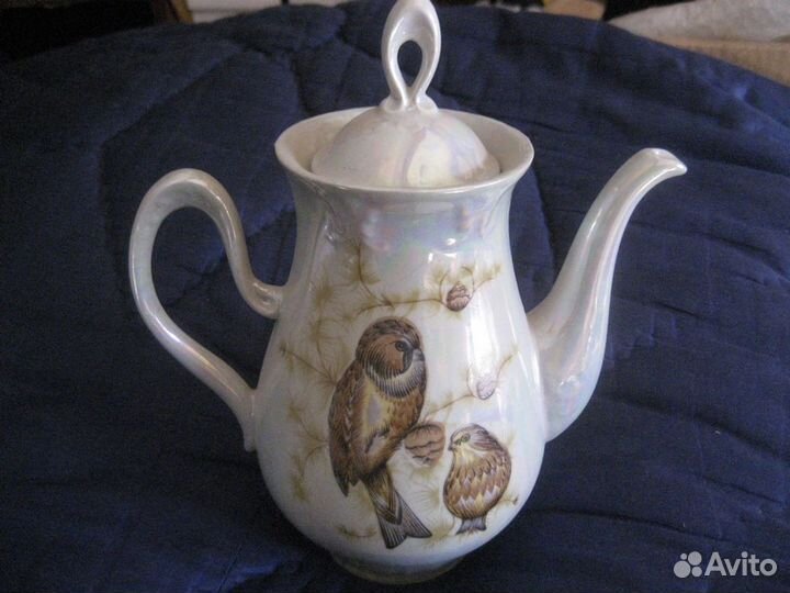 Неполный кофейный сервиз Полтавский фарфоровый з-д