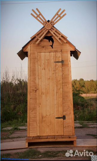 Уличный туалет с установкой