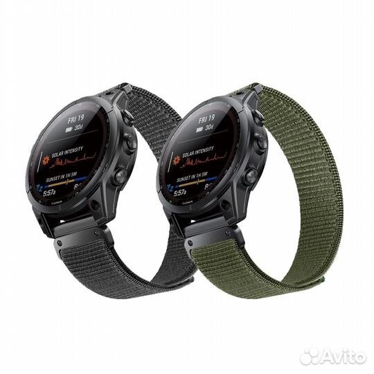 Ремешки для Garmin Tactix Fenix 26mm Зеленый