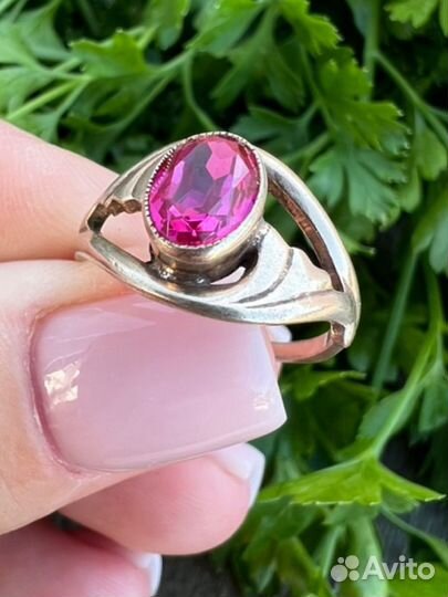 Серебряное кольцо 925 звезда СССР винтаж