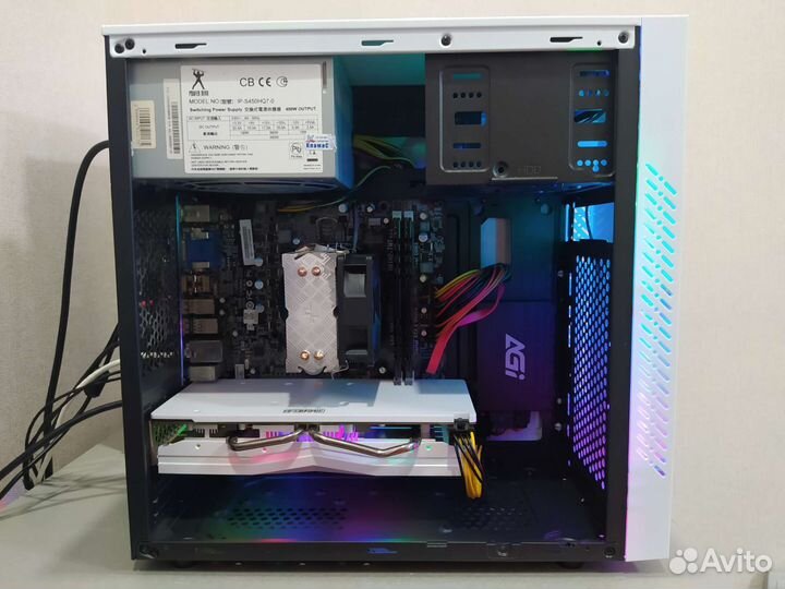 Игровой пк Intel Core i7, RX 580 8GB, 16GB, SSD