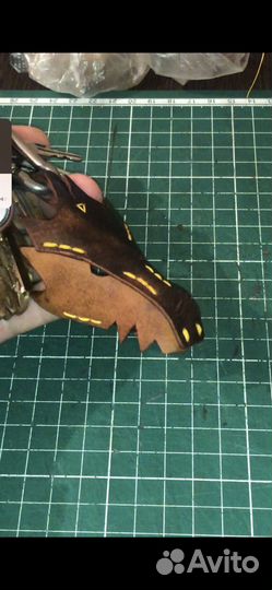 Брелок для ключей из натуральной кожи