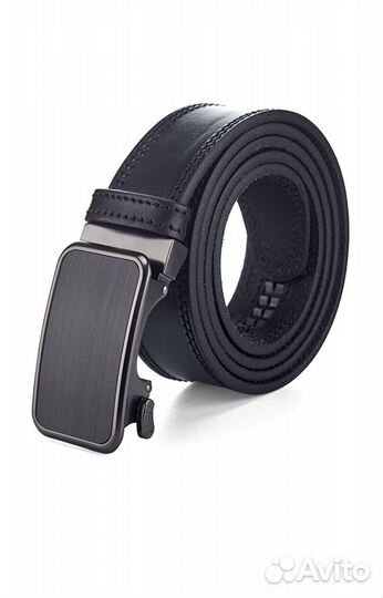 Мужской кожаный ремень новый rembini 56-58 размер