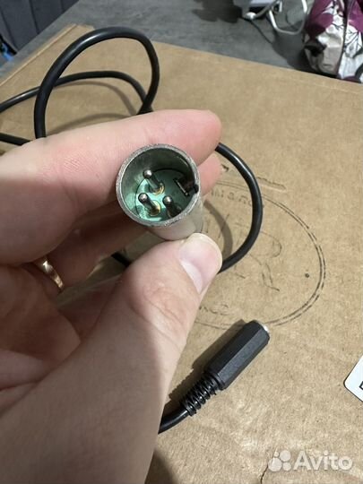 Переходник XLR (папа) to AUX (мама)