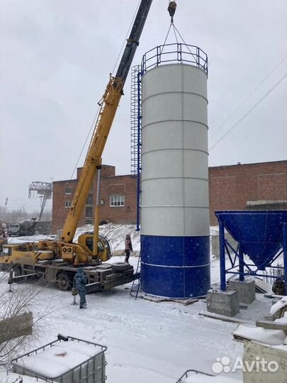 Силос цемента,минпорошка сцр 35-200 бочка