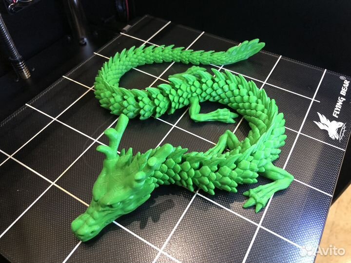Подвижный дракон на 3D принтере