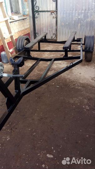 Продам самодельный лодочный прицеп