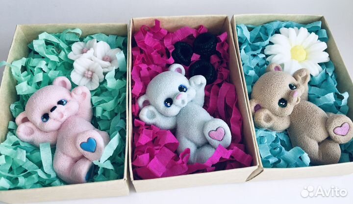 Мыло ручной работы «Мишки»