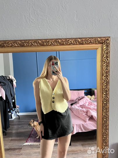 Жилет вязаный женский ручная работа