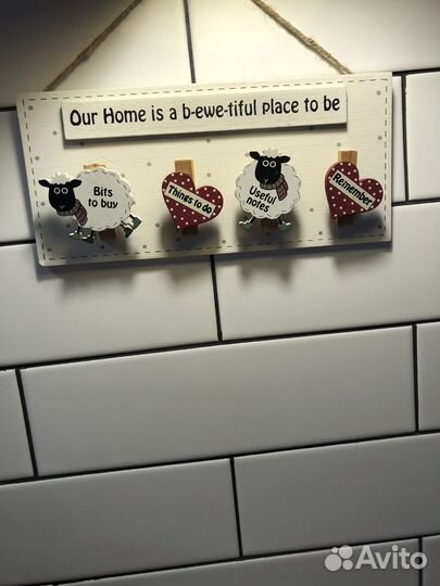 Рамка для фотографий с прищепками