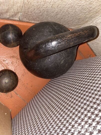 Гантели по 5кг, Гиря 16кг