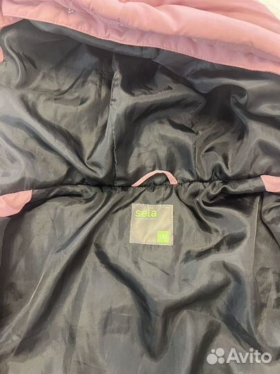 Куртка утепленная для девочки Sela 152 розовая