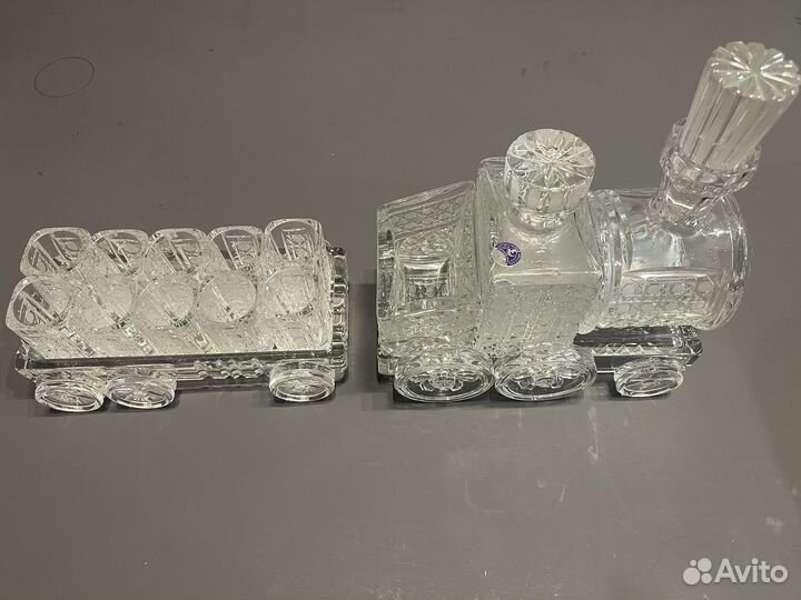 Хрусталь, графин, стопки, набор