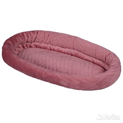 Лежанка 31х19х5см JOY бежевый бархат для морской с