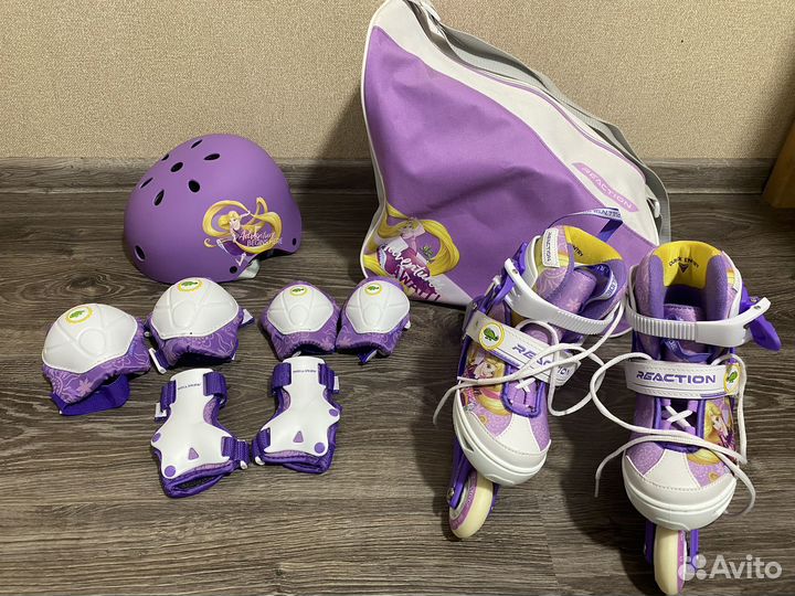 Ролики детские раздвижные новые Дисней