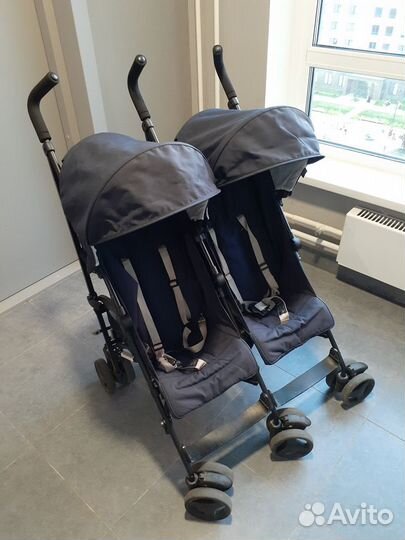 Детская коляска-трость inglesina для двойни