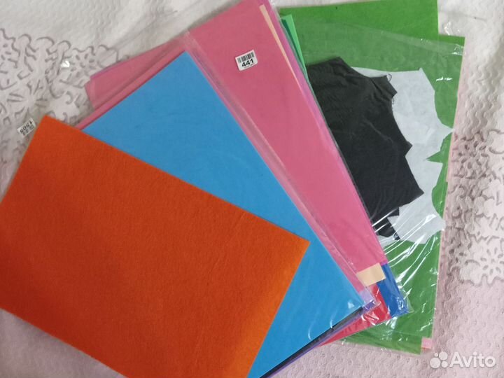 Фоамирана и фетр