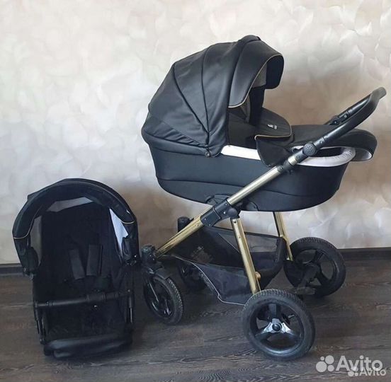 Коляска Legacy Lux 3в1 Экокожа
