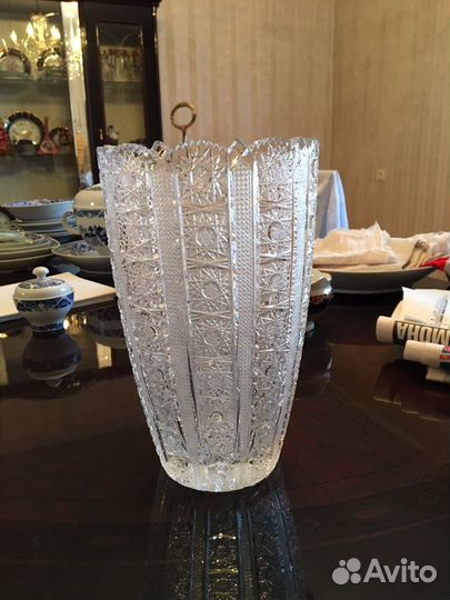Хрустальная ваза Чехия