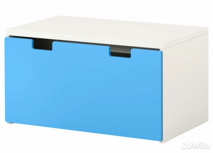 Скамья с ящиком и ковриком IKEA stuva