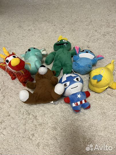 Мягкие игрушки пакетом новые
