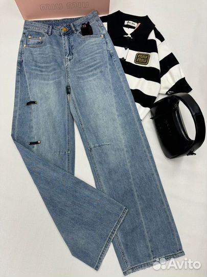 Джинсы miu miu