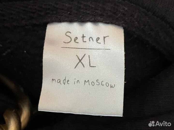 Худи черное оверсайз