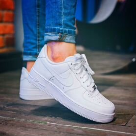 Кеды женские белые nike air force white