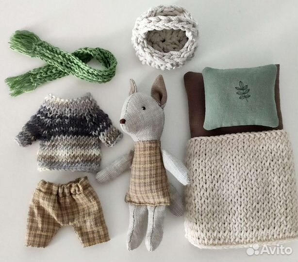 Набор игрушек волчонок