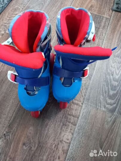 Роликовые коньки детские с защитой