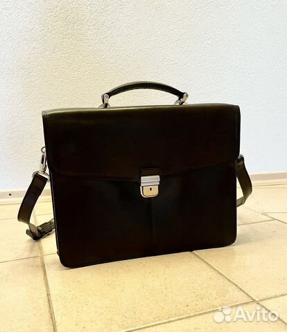 Мужской портфель из натуральной кожи