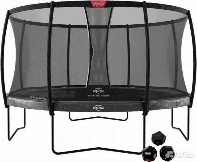 Батут Berg Elite Regular 430 Grey Levels + Safety