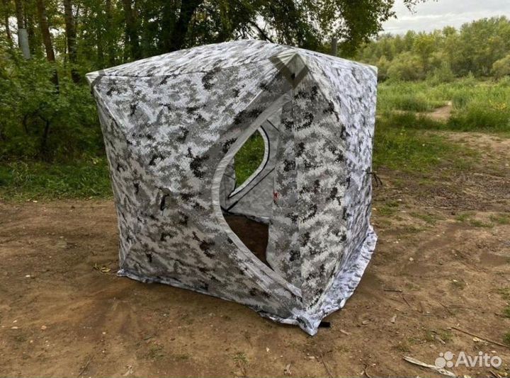 Палатка cube с полом+фонарь все размеры