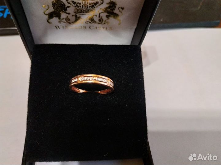Золотое кольцо 17 размер