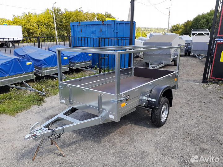 Прицеп сст-7132-02 2,4х1,2 оцинк.тент выс.М. Новый