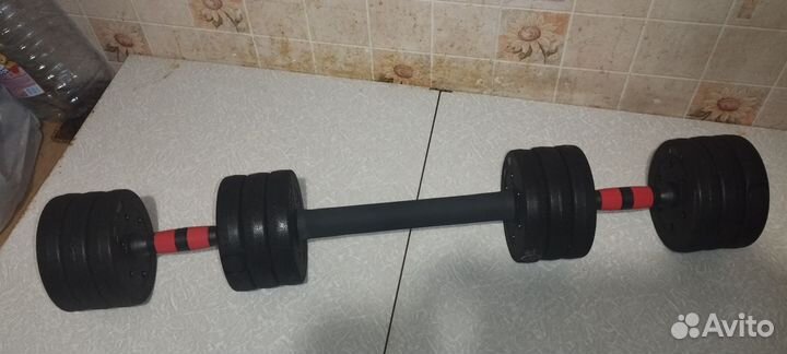 Гантели разборные штанги два по 6кг каждый