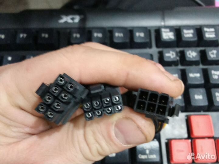 Кабель молекс для видеокарты 6-8 пин