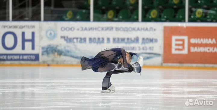 Платье,Костюм для фигурного катания, рост 122,128