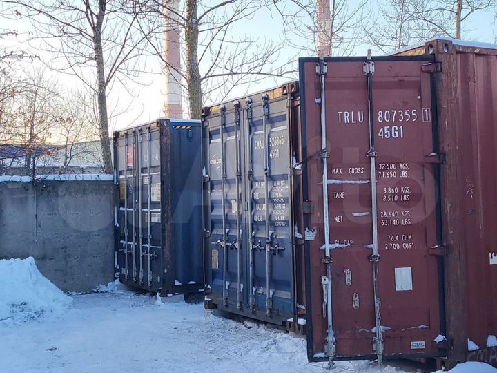 Аренда склада контейнера, 5 м² для хранения вещей